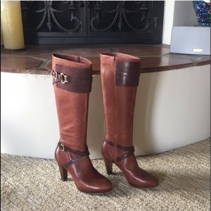 Cole Haan & Nike air high knees poppy boots